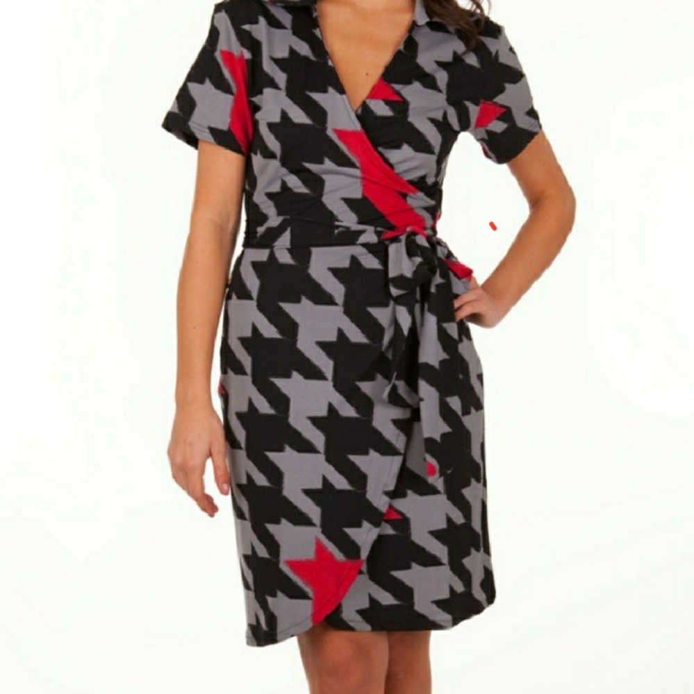 Slinky Wrap Dress with pocket